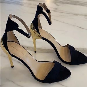 Zara black sandals